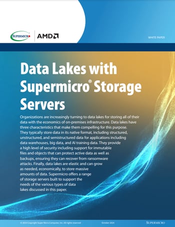 Data Lakes with Supermicro Storage Servers Thumbnail