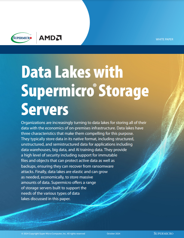 Data Lakes with Supermicro Storage Servers Thumbnail