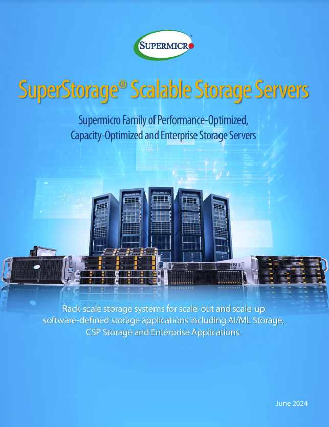 SuperStorage Scalable Storage Servers