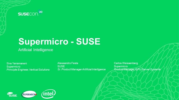 Supermicro-SUSE Artificial Intelligence